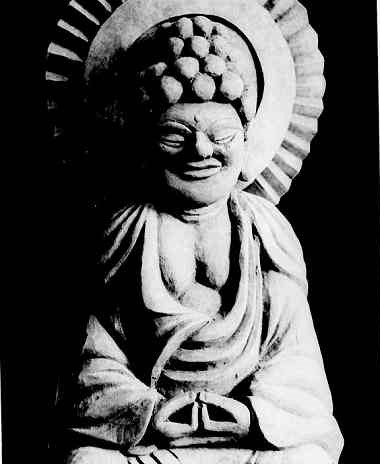 Five Wisdom Buddhas, Eijū-an (view 2). Source: Yanagi (1925) photo book, no. 47
