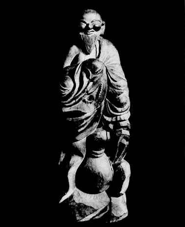 Self-portrait (五行菩薩自身之像), Mingeikan. Source: Yanagi (1925) photo book, no. 51