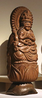 Large standing Kannon Bosatsu with flame nimbus (Sogo 2015)